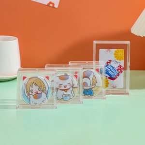 Children Gift Mini Picture Frame Custom Snow Globe Glitter <b>Photo</b> Frame Medal <b>Photo</b> Stand Display <b>Box</b> Badge <b>Storage</b> - Product Image 3