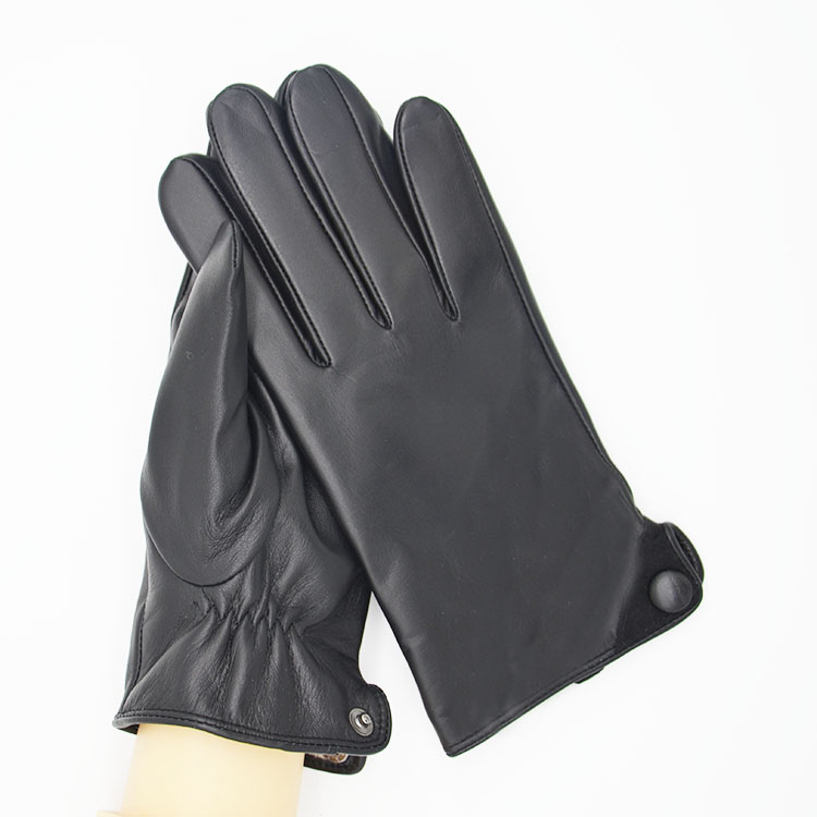 Fiebig Schichtel Gants Noir/Blanc Doigt Cuir Gants Doublure Réchauffe le Fiebig Schichtel Gants Noir/Blanc Doigt Cuir Gants Doublure Réchauffe le