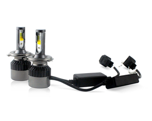 Ampoule de Phare automatique 72W 8000lm S2 3 couleurs led phare 3000k 6000k 8000k avec stroboscope COB LED voiture phare - Product Image 1