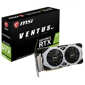 MSI NVIDIA GeForce RTX 2080 VENTUS 8G V2, وحدة تحكم ألعاب مستعملة مع ذاكرة GDDR6 سعة 8 جيجابايت