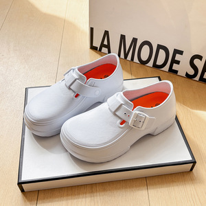 Sabots de travail unisexes imperméables, à boucle réglable, antidérapants, à bout fermé, chaussures de sécurité pour hôpital - Product Image 3