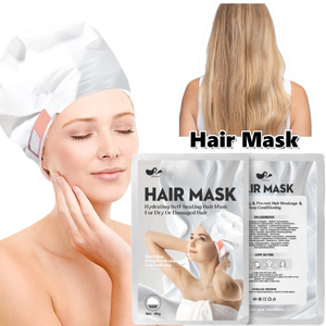 T Deep Conditioning Hair Mask Lasting Shine Smoothness Repair Mask Abîmé pour les cheveux secs et abîmés <span class=keywords><strong>Masque</strong></span> Cap - Product Image 1