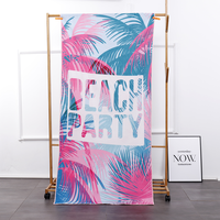 Serviette de plage en microfibre sans sable, logo personnalisé, séchage rapide, super absorbante, serviettes surdimensionnées, couverture imprimée, serviette de piscine, de bain