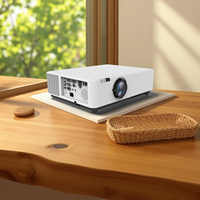 Projecteur de cinéma maison SMX 8200 lumens, projecteur laser DLP avec boîte TV intelligente Android, WIFI