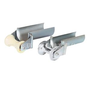 Polea de Cable Serie D, Rueda de Acero, Rueda de Nylon MC, Correa Plana, Material de Plástico y Hierro, Personalizable OEM para Industrias de Maquinaria - Product Image 1