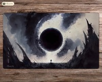 Trou noir Monochrome Belle Élégant Cool PC Gaming Tapis De Souris Gamer Tapis Teclado Pad Tapis Ordinateur Portable Bureau Tapis 900X400