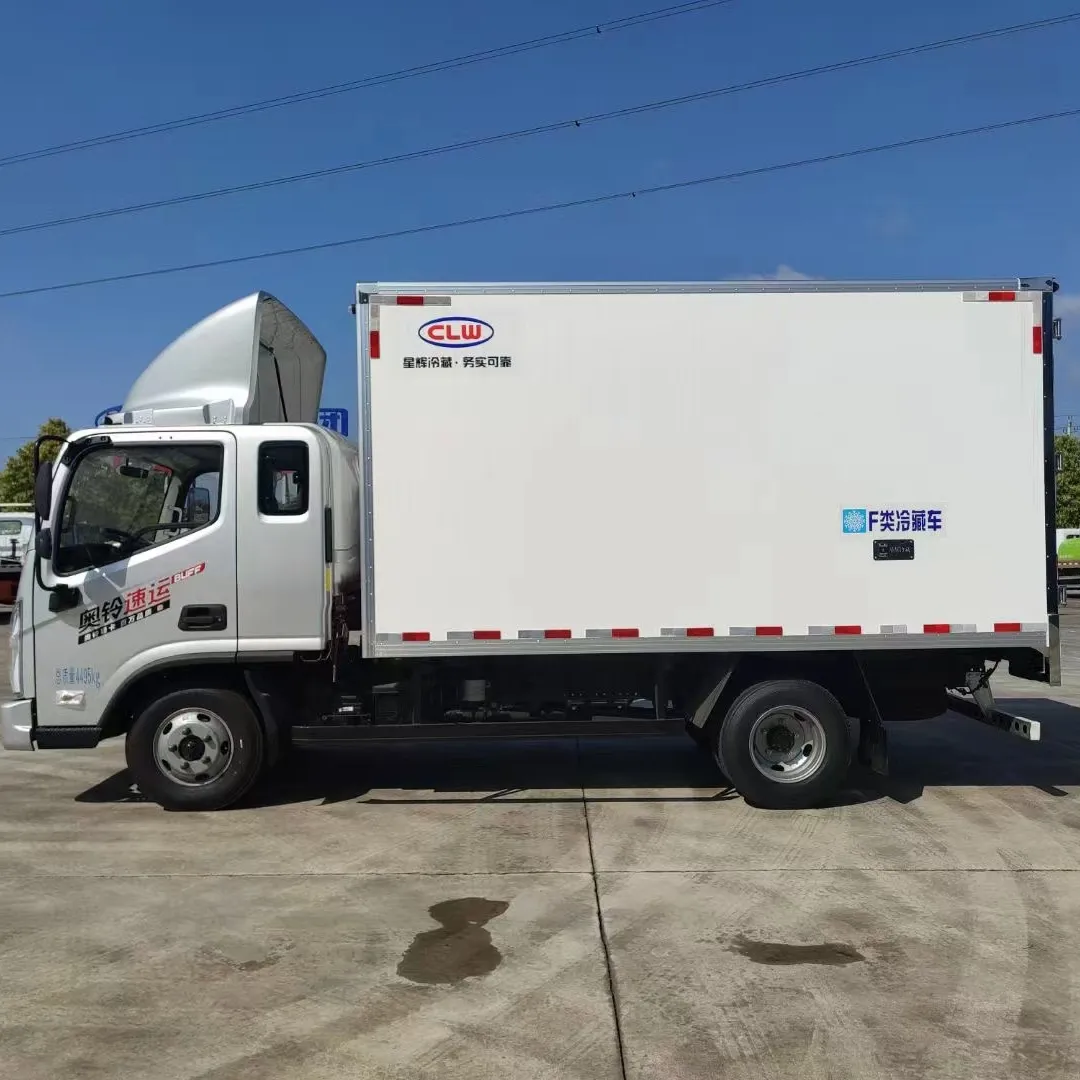 Camion réfrigéré de transport de surgelés de petite boîte de Foton de marque célèbre