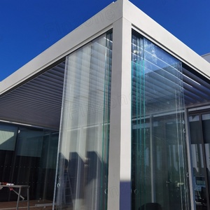 Fancy <strong>aluminum</strong> frameless sliding glass <strong>partition</strong> Finzone <strong>wall</strong> for office tempered glass or laminated tempered glass - Product Image 4