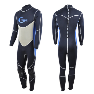 Traje de <span class=keywords><strong>Neopreno</strong></span> de 3mm para <span class=keywords><strong>Hombre</strong></span>, Traje de Buceo Térmico de Cuerpo Completo con Cremallera Trasera para Snorkel, Surf y Natación, Venta al Por Mayor, Fábrica OEM - Product Image 1