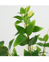 Daun Clematis Buatan, Tanaman Hias Dekorasi Lanskap, Kain Sutra Besi, Tanaman Artifisial Indoor/Outdoor, Daun Honeysuckle