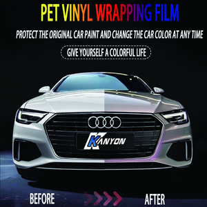 6.5mil PVC auto-adhésif libération d'air vinyle <span class=keywords><strong>Film</strong></span> d'emballage PET Super brillant métal combat cendres voiture vinyle <span class=keywords><strong>Film</strong></span> d'emballage 1.52*17M - Product Image 6