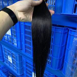 Mechones de pelo liso brasileño, pelo Natural ondulado, gran oferta - Product Image 2