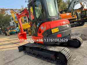 รถขุดไฮดรอลิกขนาดเล็กยี่ห้อญี่ปุ่น Kubota U55 ตรวจสอบและบำรุงรักษาอย่างครบถ้วน ชั่วโมงการทำงานต่ำ - Product Image 5
