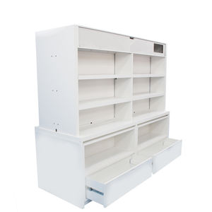 Yiree personnalisé clinique magasin de médecine bois mdf peinture enduit blanc led lumière affichage <span class=keywords><strong>pharmacie</strong></span> étagères <span class=keywords><strong>armoire</strong></span> murale - Product Image 4