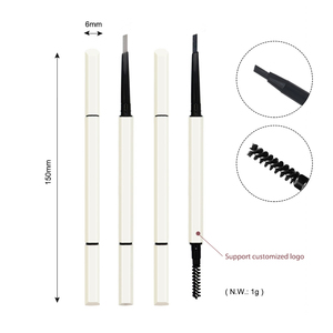 CC1416 Vente en gros <span class=keywords><strong>Crayon</strong></span> à lèvres minéral double tête <span class=keywords><strong>Crayon</strong></span> à sourcils Pinceau étanche Taille d'échantillon Logo privé personnalisé <span class=keywords><strong>Pas</strong></span> <span class=keywords><strong>cher</strong></span> - Product Image 1