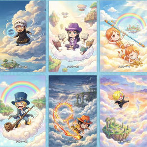 PY Anime Luffy Zoro Nami ArtBoard Cards Booster Box Blind Box Personalizado al por Mayor Regalo Personaje de Cómic Juego de <span class=keywords><strong>Cartas</strong></span> de <span class=keywords><strong>ONE</strong></span> <span class=keywords><strong>PIECE</strong></span> - Product Image 2