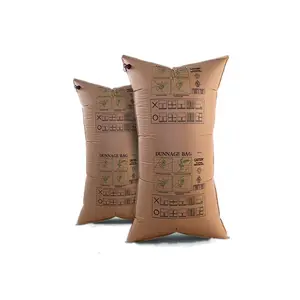 Cushion Bag Durable Dunnage Bag Kraft Dunnage Air Bag Protective Cushioning Bag Void Filler For Container While Sea And Railroad Shipping