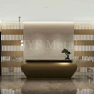 Barra de Bar Moderna Art Deco EX973 de Acero Inoxidable, Duradera e Impermeable para Proyectos Arquitectónicos de Interiores y Exteriores - Product Image 5