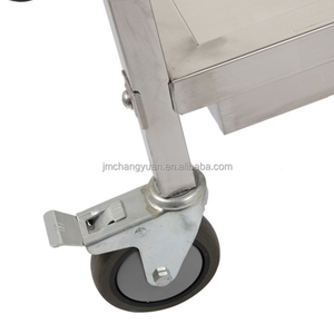 CY-360 °   Carrello Portapiatti in Acciaio Inox con Ruote Silenziose, Trolley da Cucina Commerciale per Ristoranti, Accessori da Cucina - Product Image 4