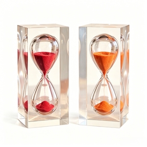 Custom Color Resin Hourglass <b>Sand</b> Timer Decorative Desktop Ornament for Home Office Table Decoration Gift - Product Image 4