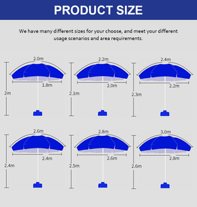 Piezas de Fibra Natural para Sombrilla de Playa, Reforzada, Color Rosa, Sombrilla de Playa Natural - Product Image 3