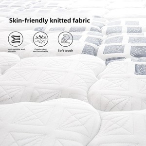 Materasso Ibrido Dalenahah Design Moderno con Molle Indipendenti, Letto Matrimoniale a Media Rigidità, Arredo Multifunzione con Funzione Rinfrescante, 20-22cm - Product Image 4