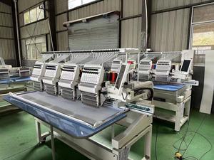 Máquina de Bordar Industrial de Alta Calidad de <span class=keywords><strong>4</strong></span> Cabezas, 12/15 Agujas para Gorras/Camisetas/Planas, Nueva Condición, Velocidad Máxima 1200 RPM - Product Image 3