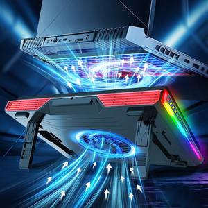 3 атомный радиатор сжатого воздуха для ноутбука Iice Magic 9 Plus RGB турбина с сильным ветром пластиковой теплоотводящей базой - Product Image 3