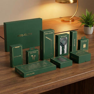 Caja <span class=keywords><strong>de</strong></span> cartón corrugado personalizada SHINY con ventana y ranura Euro Slot para embalaje minorista <span class=keywords><strong>de</strong></span> fundas <span class=keywords><strong>de</strong></span> teléfono móvil y cables, MOQ bajo - Product Image 2