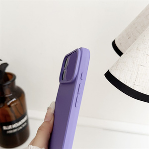 Custodia Protettiva di Lusso con Protezione Scorrevole per Fotocamera per <span class=keywords><strong>iPhone</strong></span> 17 16 17e 16e 15 14 13 <span class=keywords><strong>12</strong></span> 11 <span class=keywords><strong>Pro</strong></span> Max X XS 7 8 Plus Mini in Silicone Morbido - Product Image 4