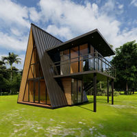 Casa Prefabricada de Acero de Lujo, Oficina Pequeña para Jardín Trasero, Contenedor Modular, Casa de Vacaciones Ecológica con Energía Solar, Australia