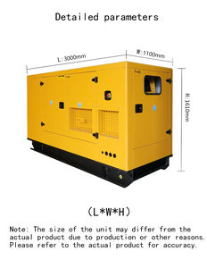 Générateur diesel silencieux Weichai 75 kW 94 kVA 100 kW 125 kVA 120 kW 150 kVA avec service après-vente sans souci - Product Image 6