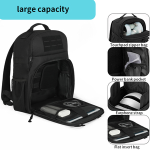 Sac à dos rembourré antichoc pour casque <span class=keywords><strong>VR</strong></span> 586g avec logo personnalisé OEM et panneau pour badge, compatible <span class=keywords><strong>Quest</strong></span> 3 - Product Image 4