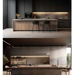 2025 îlot de meubles de luxe sur mesure importé fabricant complet armoires modernes armoires de cuisine en Chine - Product Image 3