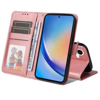Étui portefeuille à rabat en cuir PU pour Samsung A35 A55 5G, avec emplacement pour cartes, pour hommes, femmes et filles