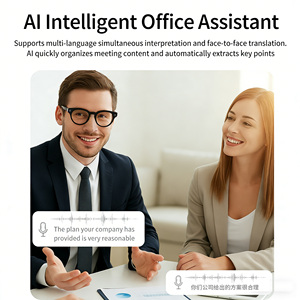 Lunettes Intelligentes IA avec Caméra 800W, <span class=keywords><strong>Photo</strong></span> HD, Traduction, Enregistrement Vidéo et Appel, Anti-Lumière Bleue, Lunettes de Vue et de Soleil - Product Image 4