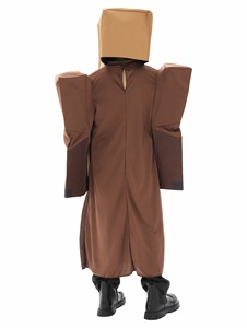 XJ My World MC Costume da Villager di Halloween per Bambini Unisex 100% Poliestere Divertente per Cosplay e Spettacoli - Product Image 3