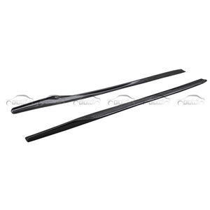 Extensiones de faldones laterales de fibra de carbono estilo VRS para Nissan GTR R35 2017 en adelante, tuning automotriz - Product Image 4