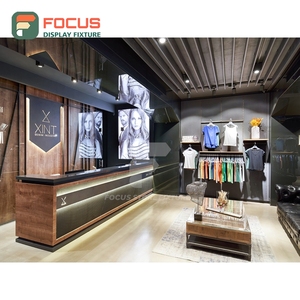 One-Stop Service Brand Store Aluminum Display System Concept Design Clothing Store - Product Image 1