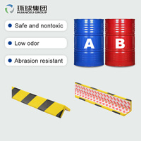 Mousse de polyuréthane professionnelle pour la protection des bords et des tuyaux industriels, noire et jaune, en PU