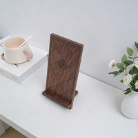 Support de bureau en bois pour téléphone, organisateur de rangement moderne et minimaliste