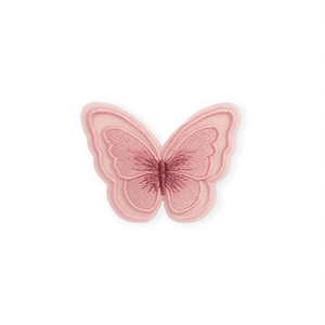 Applique papillon Ilan 5x4cm rose, patch brodé pour la décoration des vêtements - Product Image 2