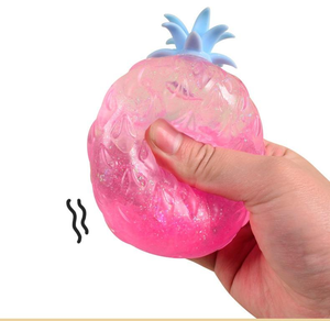 2025 New Stress Fidget Toy TPR Pineapple Maltose Nee <b>Squishy</b> Squeeze Toy - Product Image 4