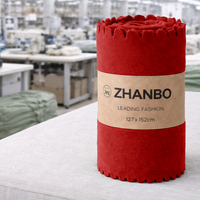 Couverture polaire tricotée 100 % polyester économique, douce et chaude, idéale pour l'avion, certifiée GRS BSCI, approvisionnement en volume