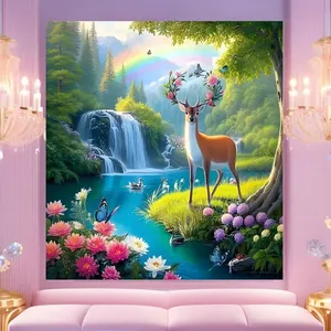 Set de Pintura al Óleo Digital 20*20cm, Manualidades para Adultos y Niños, Regalo para Fiestas - Product Image 2