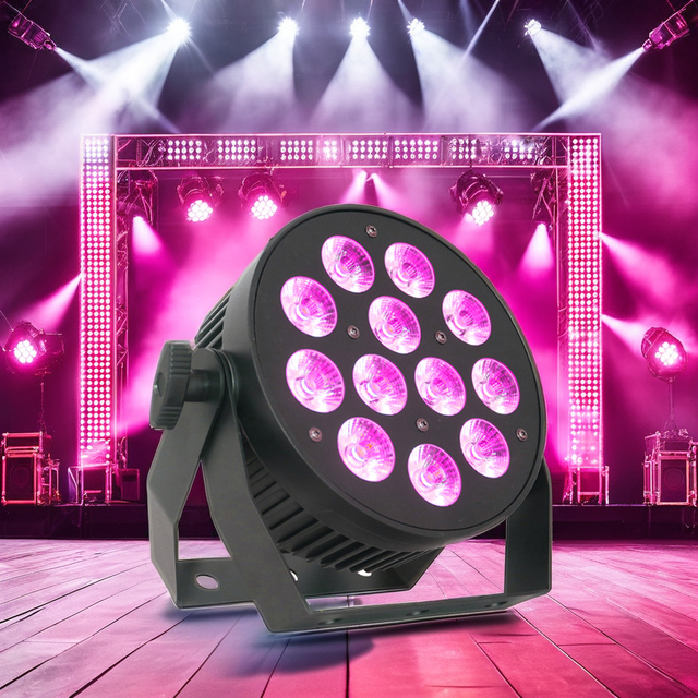 Luces Escenario Par Led 12x8W RGBW 4in1 Mini LED Par Light Dmx Control for Stage Party Show Led Stage Lights