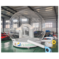 Promotion : Tente bulle gonflable pour révélation du sexe, idéale pour les fêtes en extérieur, avec château gonflable intégré