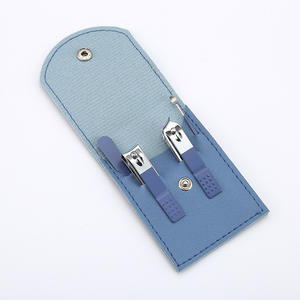 ชุดกรรไกรตัดเล็บ4ชิ้นชุดกรรไกรตัดเล็บชุดทำเล็บเท้าและแต่งเล็บพร้อมที่ทำความสะอาดหูกระเป๋าหนัง PU - Product Image 6