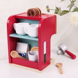 Cafetera de Juguete de Madera para Niños, Juego de Imitación de Cocina, Desarrollo Cognitivo y Habilidades Sociales - Product Image 5