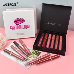Cosméticos al por Mayor de Alta Pigmentación, Lápiz Labial Líquido Mate Impermeable, Juego de 6 Lápices Labiales, Juego de Lápices Labiales de Regalo, Cajas de Maquillaje, Cosméticos - Product Image 6